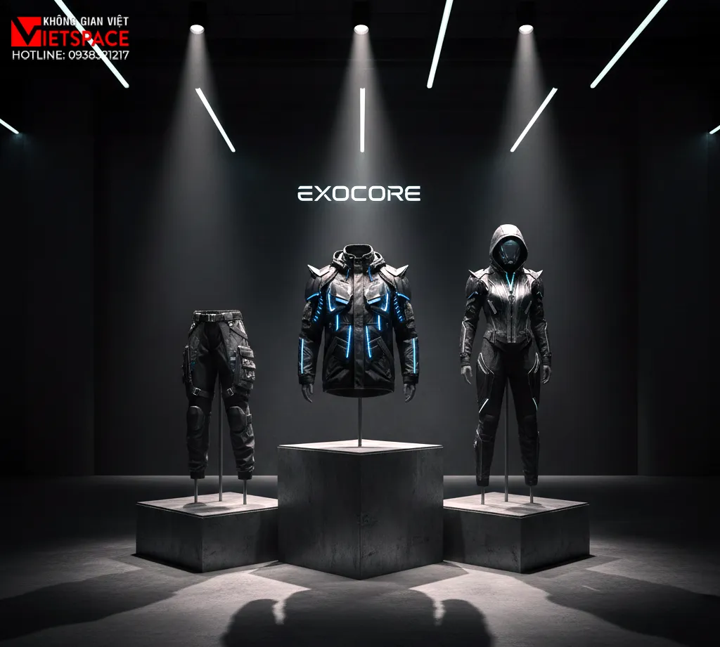 thiết kế cửa hàng thời trang exocore _4