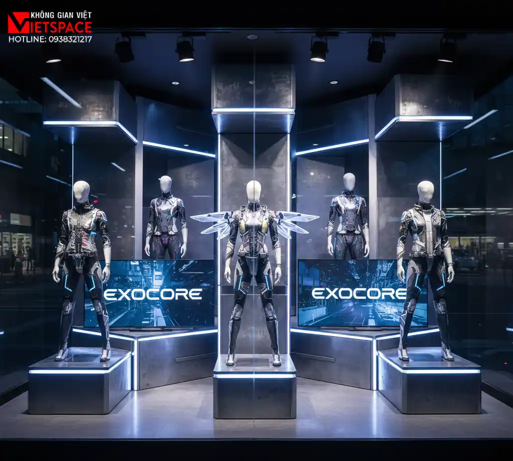 thiết kế cửa hàng thời trang exocore _5