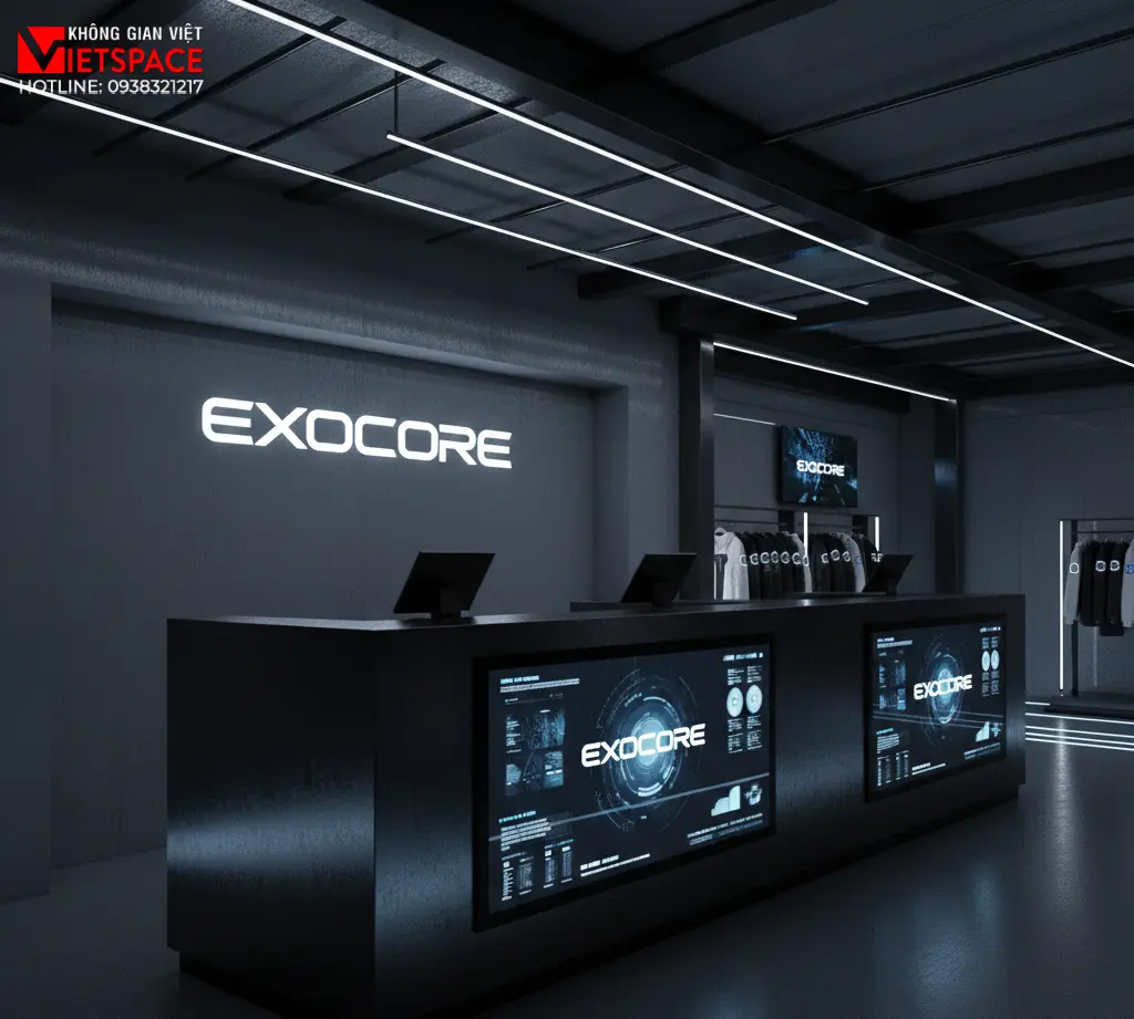 thiết kế cửa hàng thời trang exocore _8