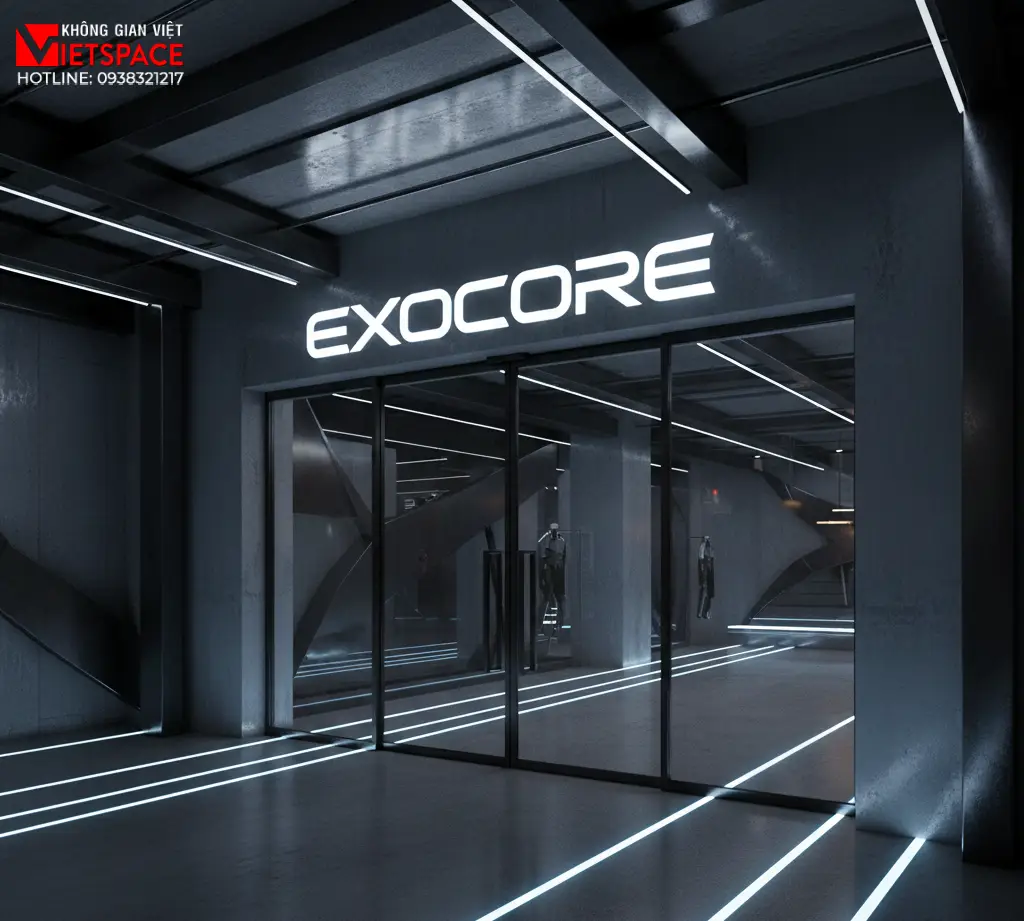 thiết kế cửa hàng thời trang exocore _15