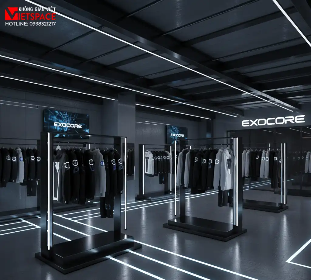 thiết kế cửa hàng thời trang exocore _16