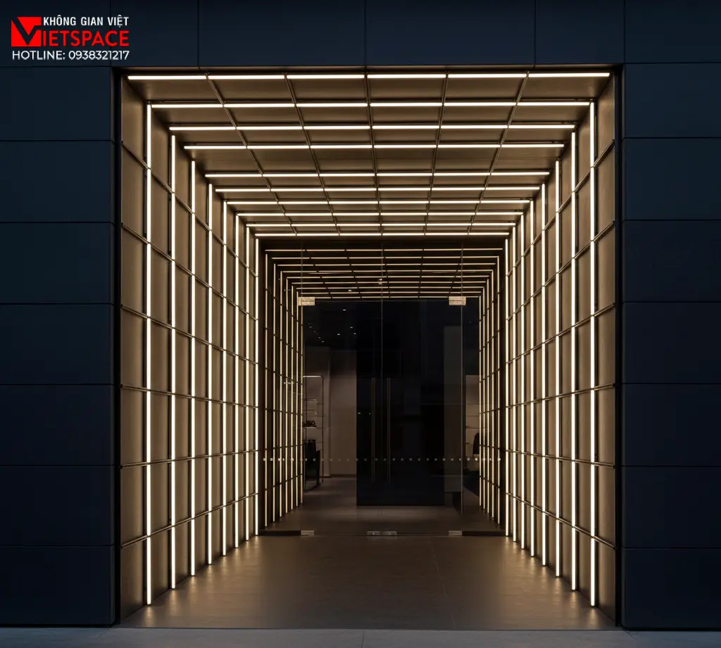 thiết kế cửa hàng thời trang grid & glow _8