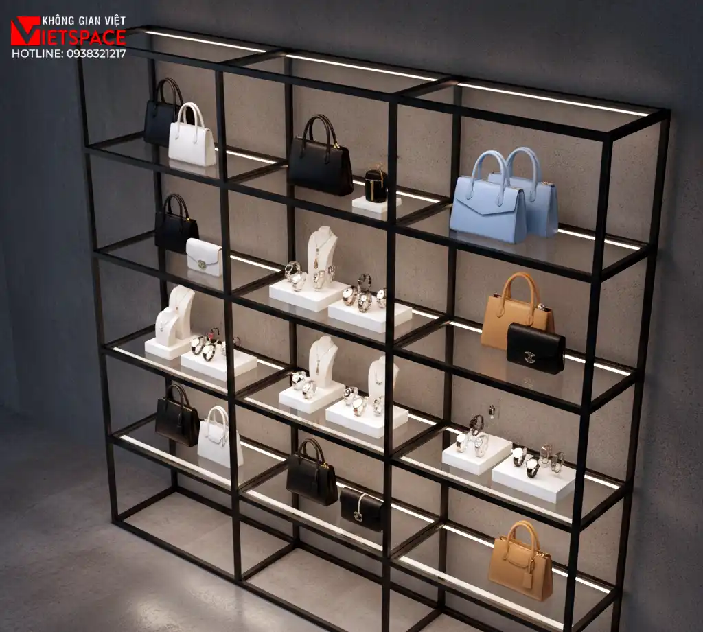 thiết kế cửa hàng thời trang grid & glow _12