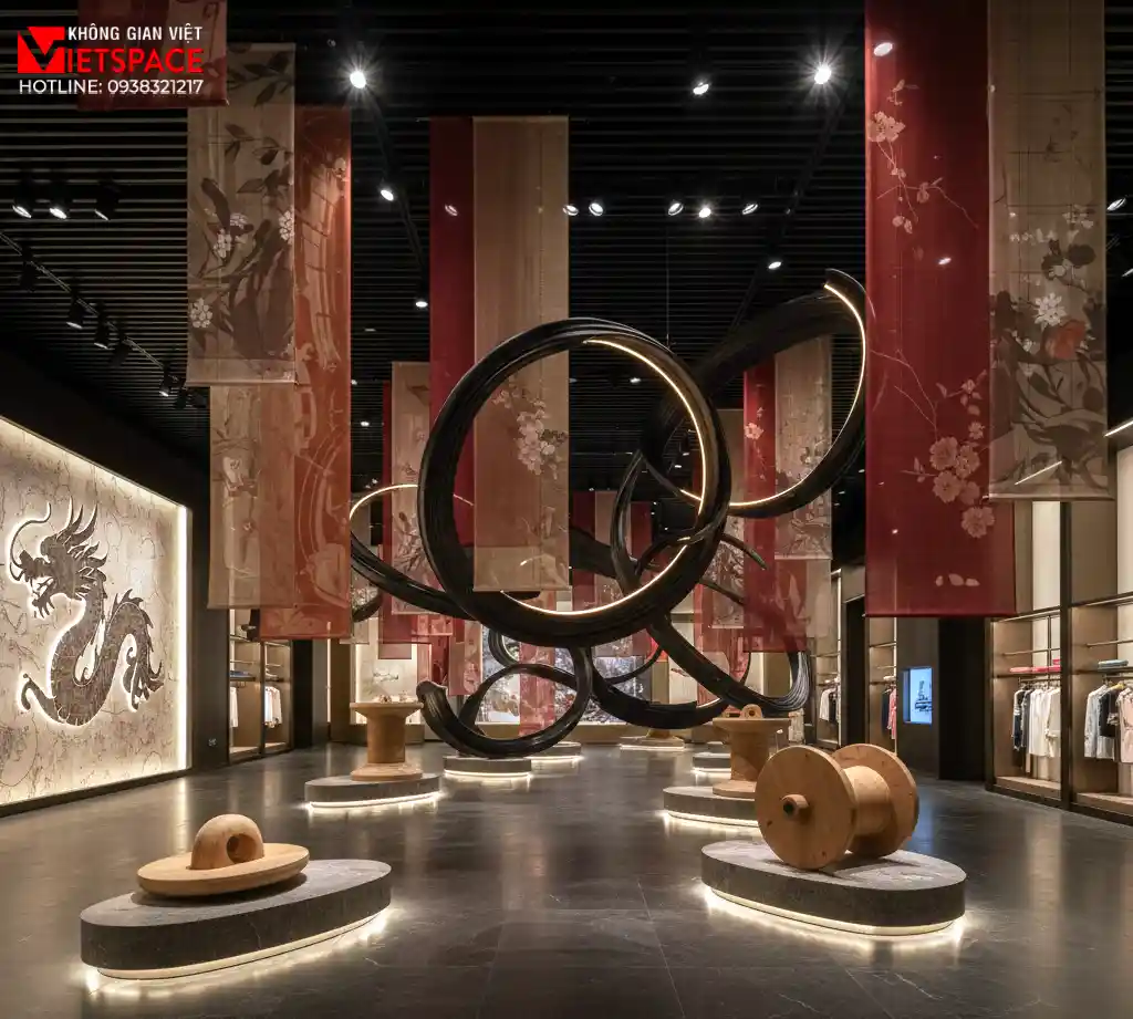 thiết kế cửa hàng thời trang mandarin threads _11