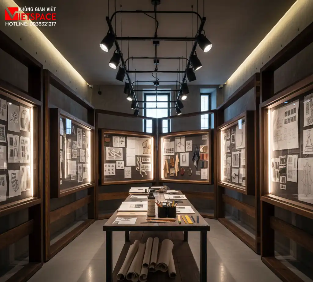 thiết kế cửa hàng thời trang archive studio _4
