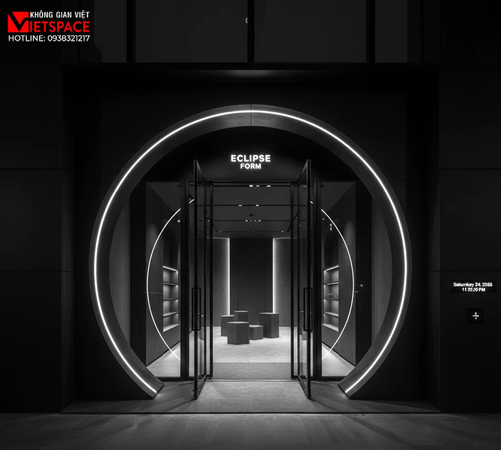 thiết kế cửa hàng thời trang eclipse form _13
