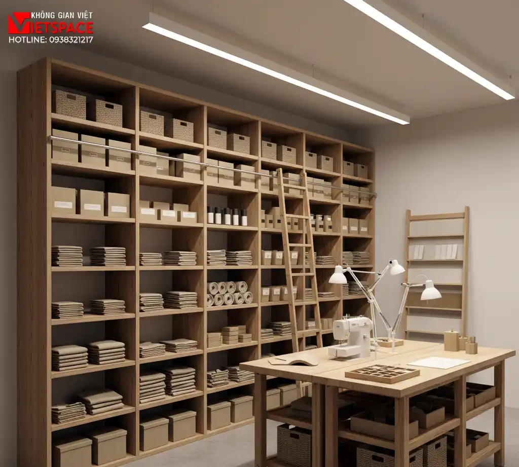 thiết kế cửa hàng thời trang oak & loom _4