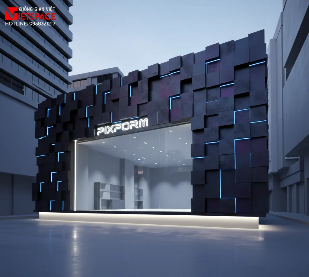 thiết kế cửa hàng thời trang pixform _2