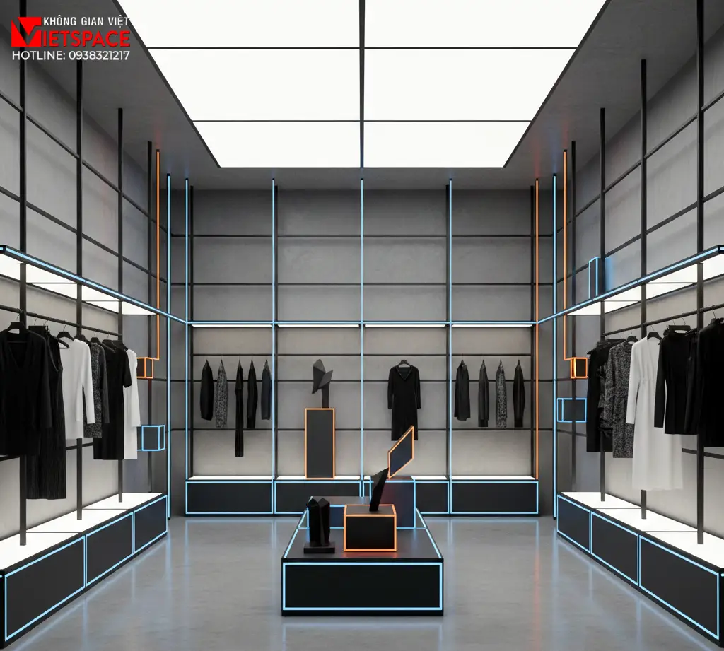 thiết kế cửa hàng thời trang pixform _15