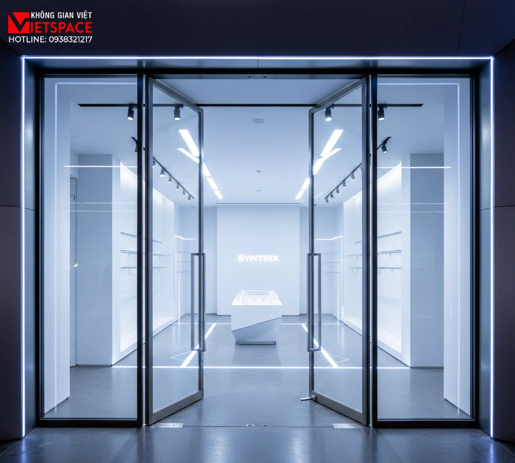 thiết kế cửa hàng thời trang syntrix _14