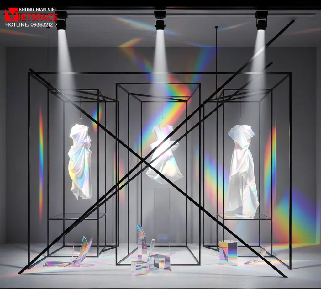 thiết kế cửa hàng thời trang prismatic _6