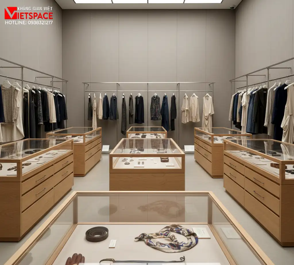 thiết kế cửa hàng thời trang the garment archive _3