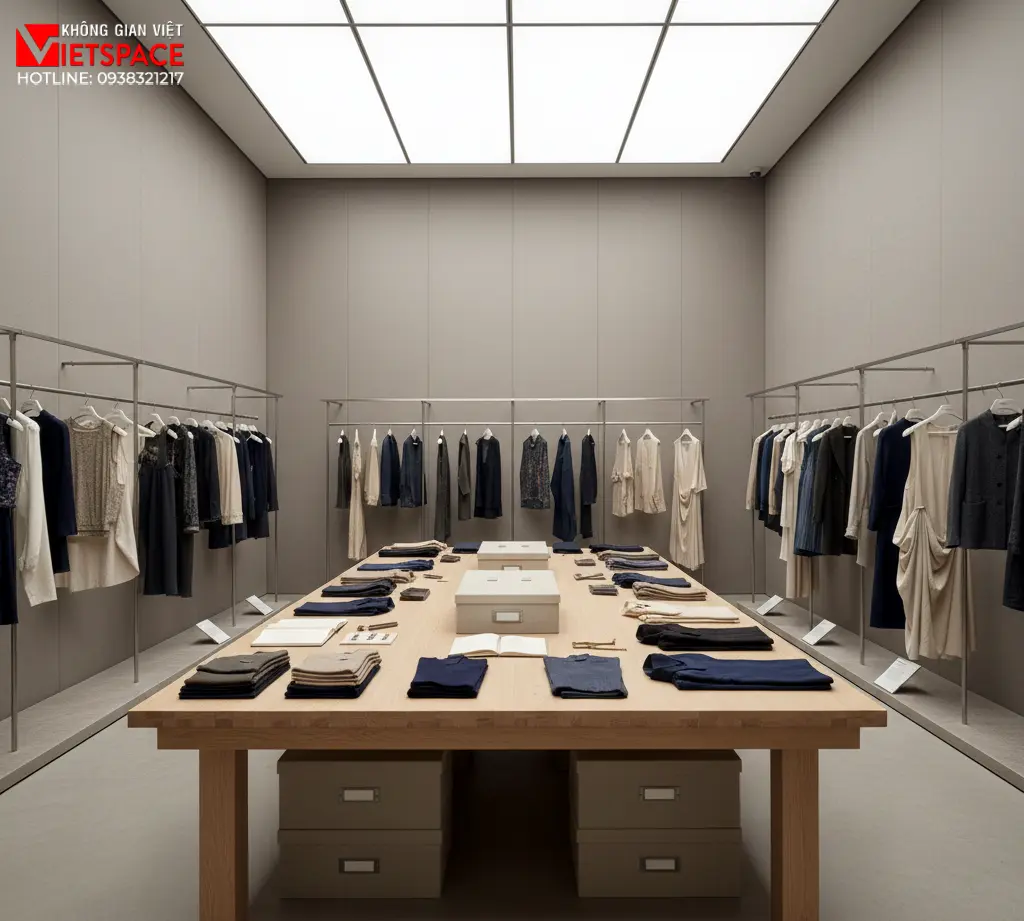 thiết kế cửa hàng thời trang the garment archive _7