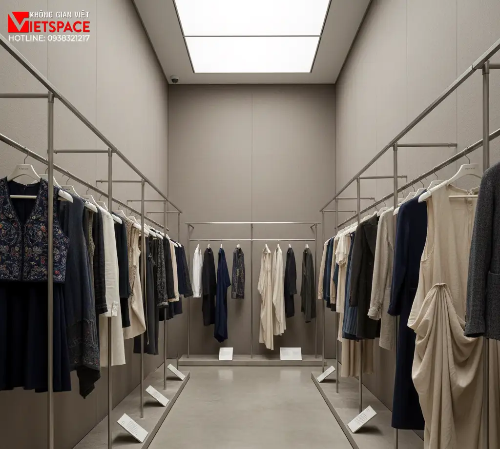 thiết kế cửa hàng thời trang the garment archive _11