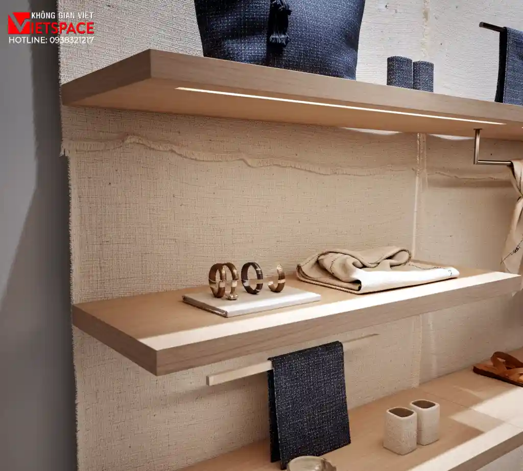 thiết kế cửa hàng thời trang exposed fabric _3