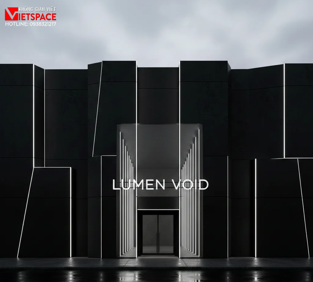 thiết kế cửa hàng thời trang lumen void _1