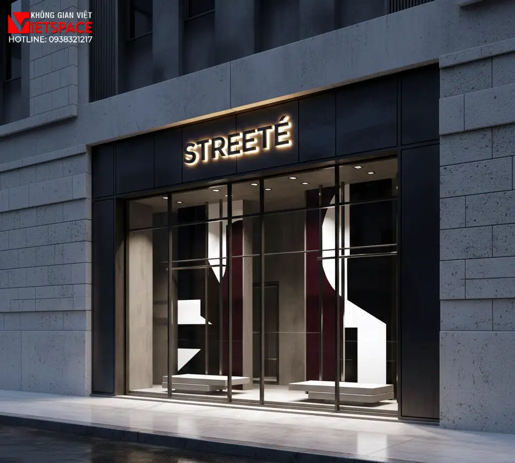 thiết kế cửa hàng thời trang streeté _1