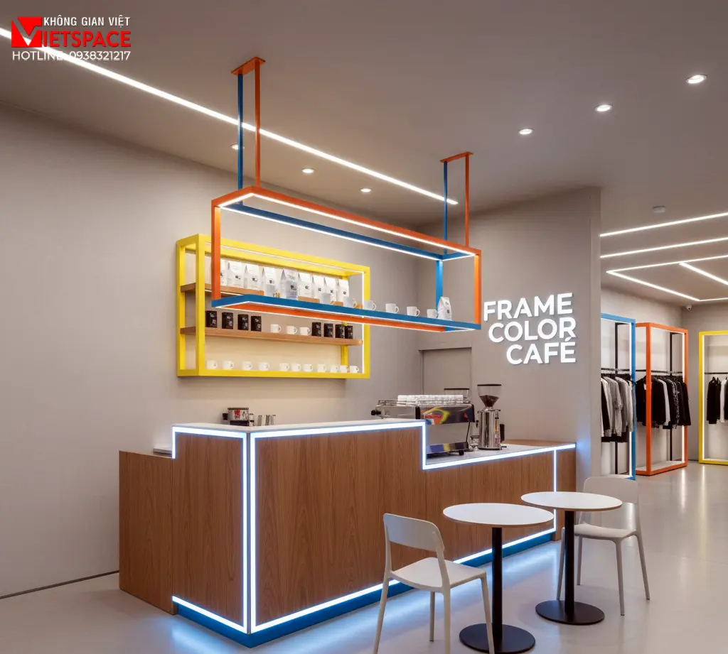 thiết kế cửa hàng thời trang frame color _6