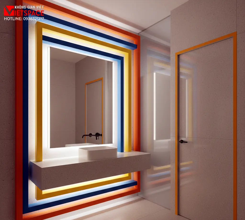 thiết kế cửa hàng thời trang frame color _8