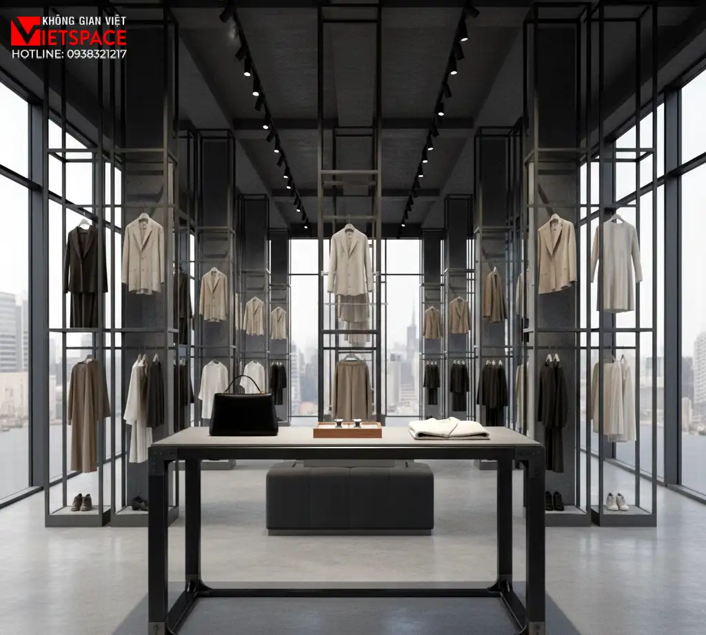 thiết kế cửa hàng thời trang framework _5