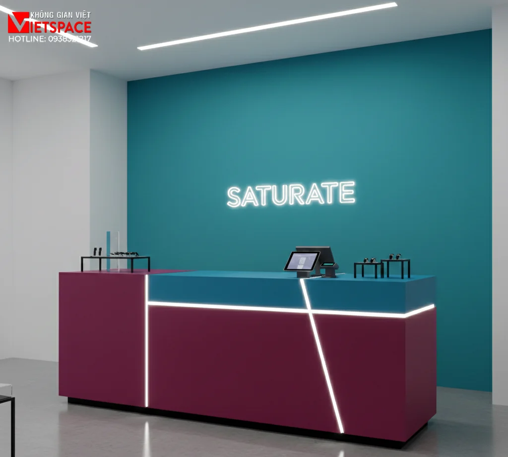 thiết kế cửa hàng thời trang saturate _4
