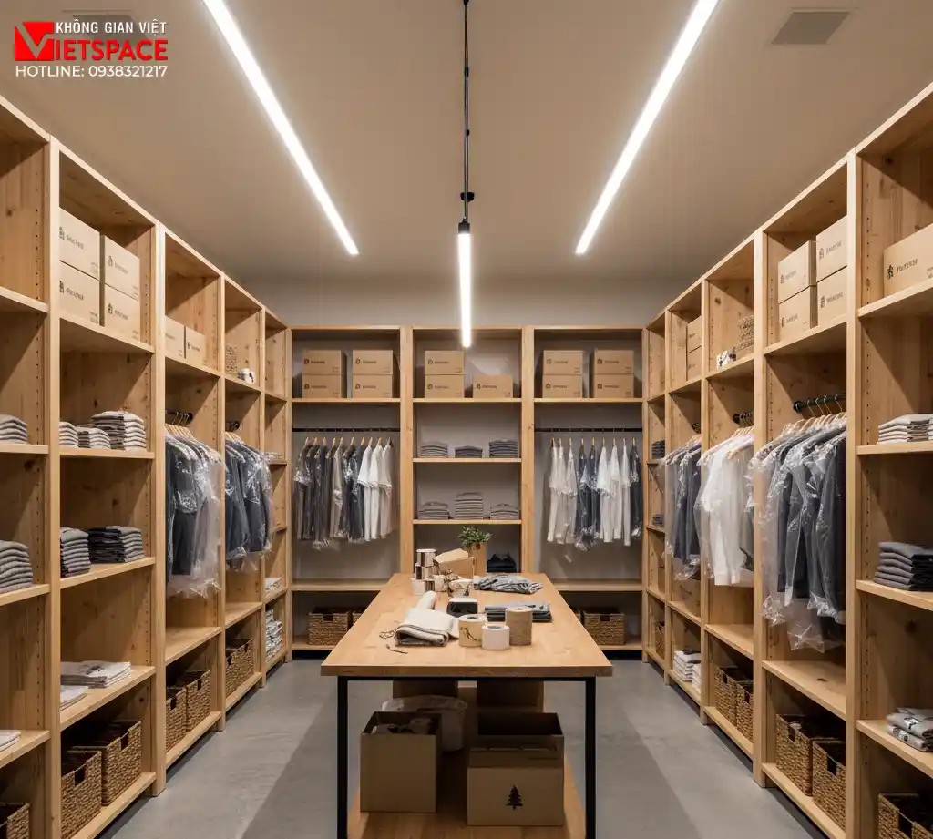 thiết kế cửa hàng thời trang woodland wardrobe _4