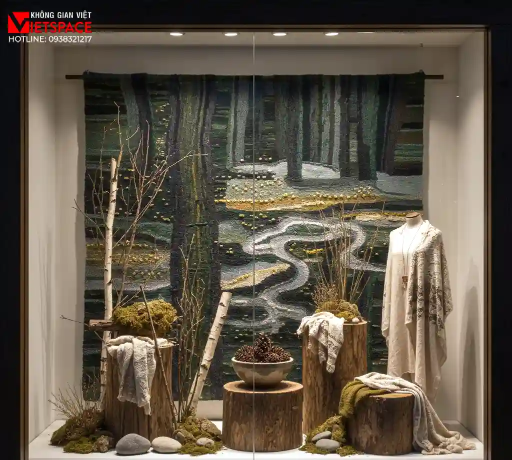thiết kế cửa hàng thời trang woodland wardrobe _8