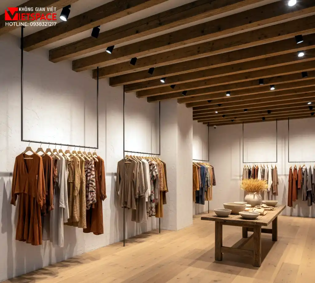 thiết kế cửa hàng thời trang harvest wear _10