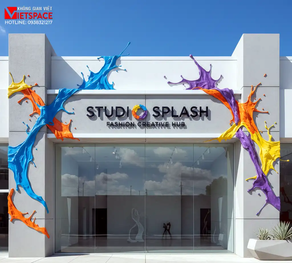 thiết kế cửa hàng thời trang studio splash _2
