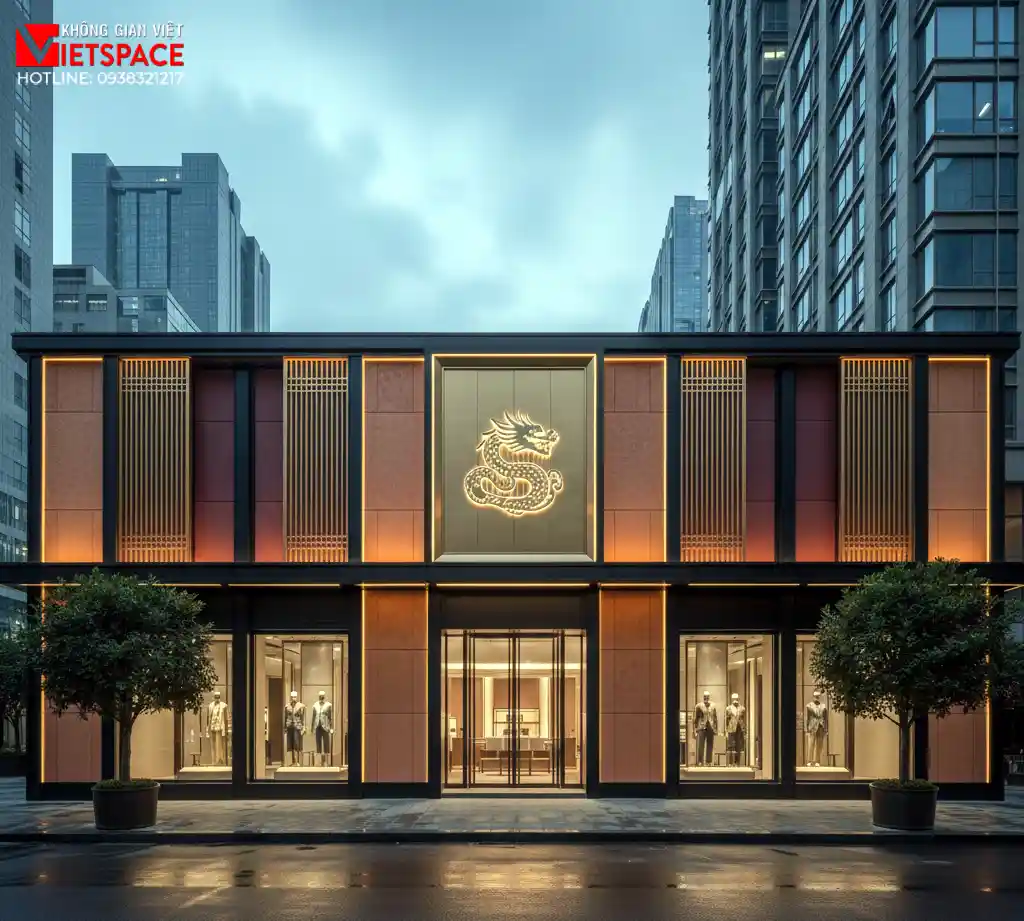 thiết kế cửa hàng thời trang mandarin threads _1