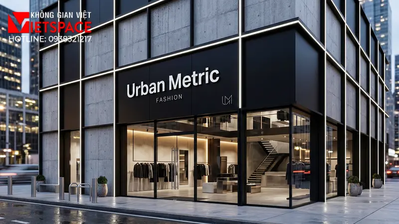 thiết kế cửa hàng thời trang urban metric _2
