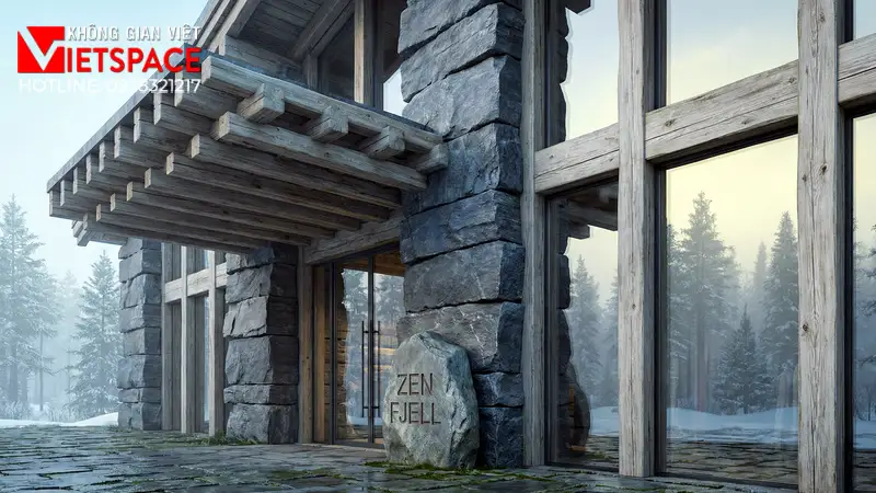 thiết kế cửa hàng thời trang zen fjell _2