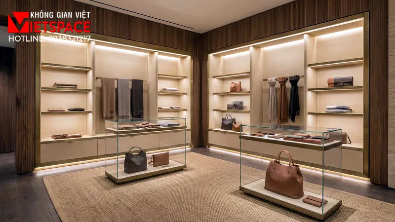 thiết kế cửa hàng thời trang loro piana _1