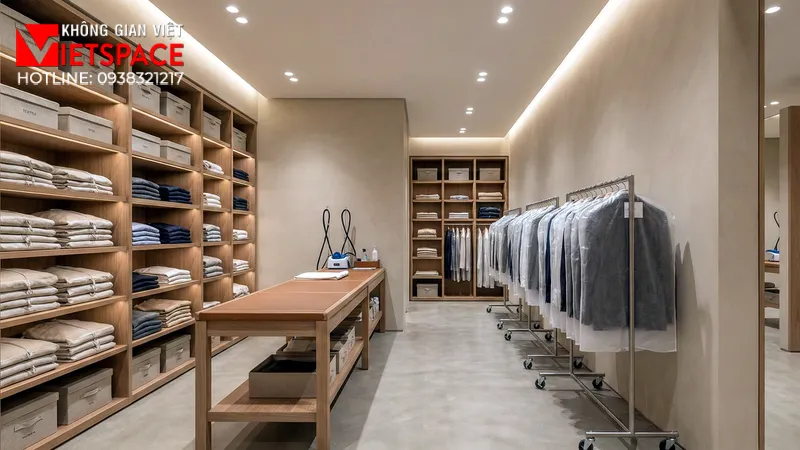 thiết kế cửa hàng thời trang loro piana _2