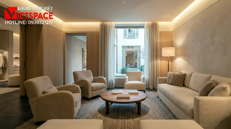 thiết kế cửa hàng thời trang loro piana _14