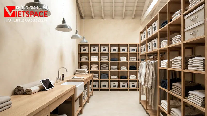 thiết kế cửa hàng thời trang mori linen _4