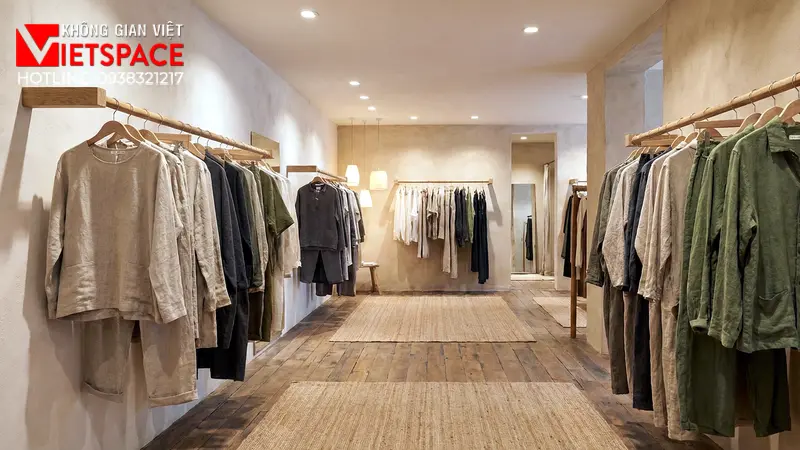 thiết kế cửa hàng thời trang mori linen _10