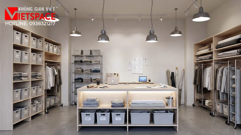 thiết kế cửa hàng thời trang silkroot studio _6