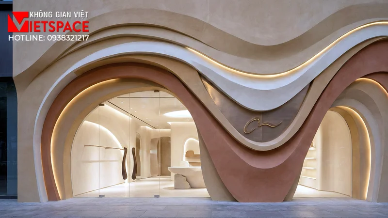 thiết kế cửa hàng thời trang contour collective _6