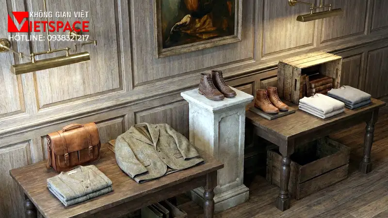 thiết kế cửa hàng thời trang heritage concept _8