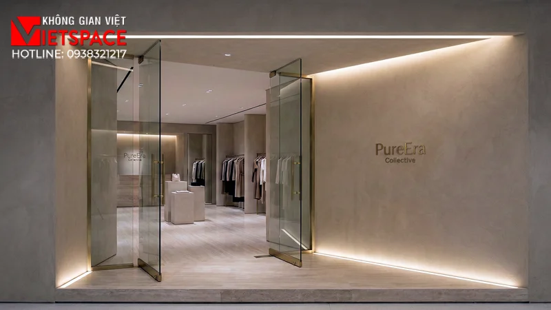 thiết kế cửa hàng thời trang pureera collective _12