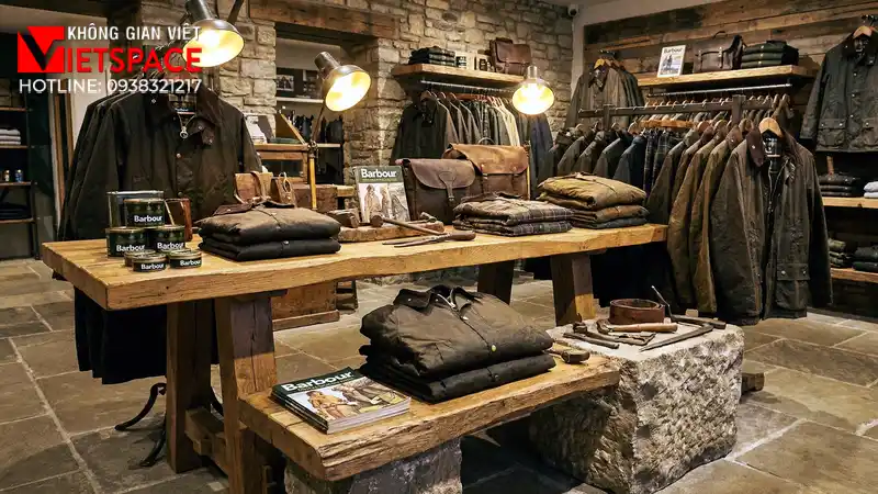 thiết kế cửa hàng thời trang harvest wear _8