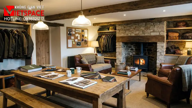 thiết kế cửa hàng thời trang harvest wear _14