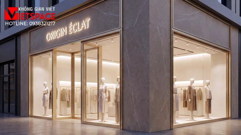 thiết kế cửa hàng thời trang origin éclat _2