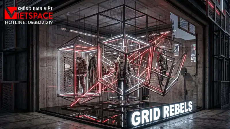 thiết kế cửa hàng thời trang grid rebels _3