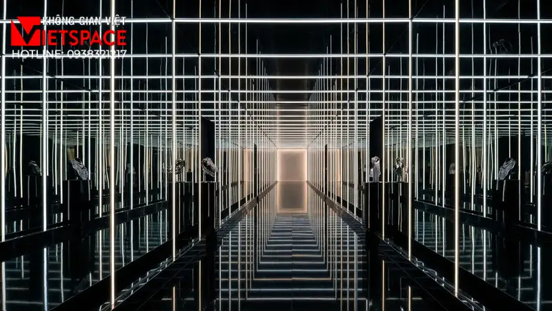 thiết kế cửa hàng thời trang mirror infinity _8