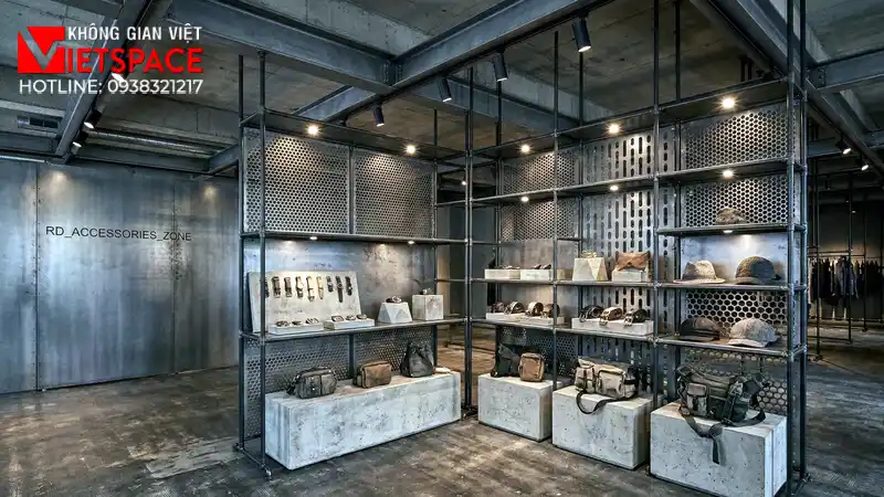 thiết kế cửa hàng thời trang raw district _3