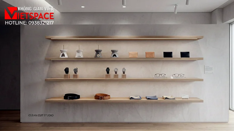 thiết kế cửa hàng thời trang clean cut studio _3