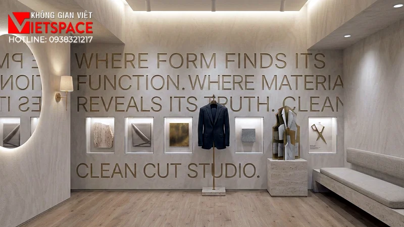 thiết kế cửa hàng thời trang clean cut studio _5