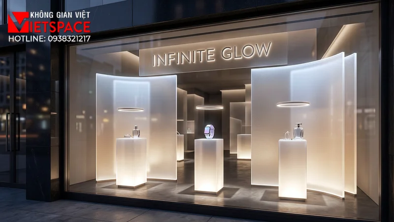 thiết kế cửa hàng thời trang infinite glow _6